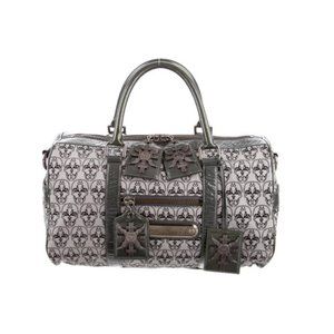 Thomas Wylde BLACK Skull Print Medium Pony Satchel